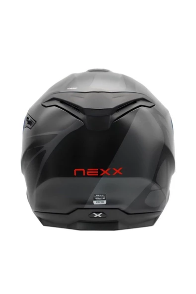 Nexx Y.100 B-SIDE MAT SİYAH-GRİ KASK XL - 2