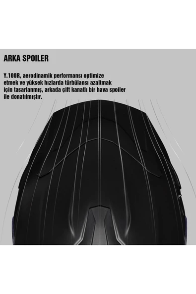 Nexx Y.100r Baron Kapalı Motosiklet Kaskı - 4