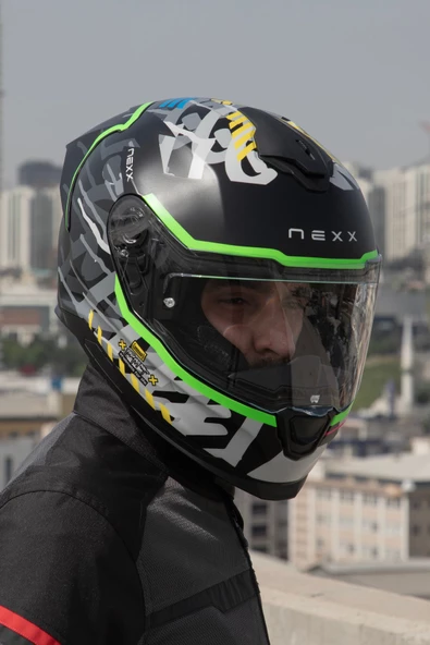 Nexx Y.100R URBANGRAM MAT SİYAH KASK - 6