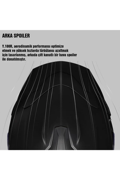 Nexx Y.100r Urbangram Kapalı Motosiklet Kaskı - 3