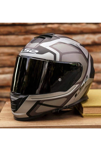 LS2 Storm 2 Faster Mat Tıtanıum Kask - 2