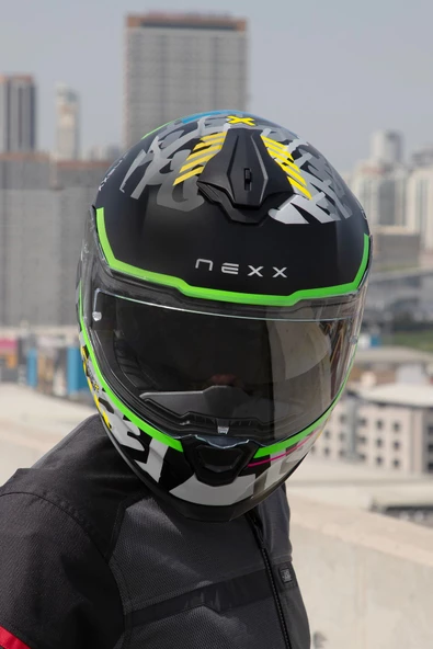 Nexx Y.100R URBANGRAM MAT SİYAH KASK - 2