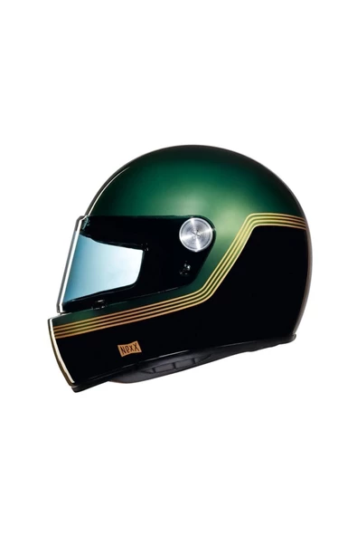 Nexx X.g100r Motordrome Kapalı Kask Yeşil-siyah X-large