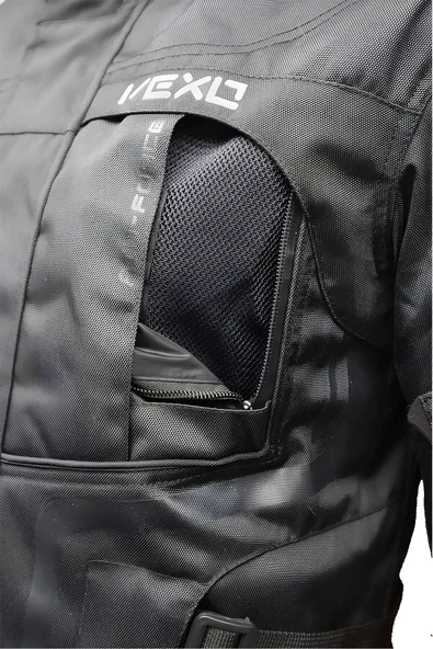 Vexo Adventure H20 4 Mevsim Motosiklet Montu Siyah - 5