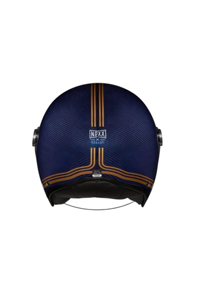 Nexx X.G20 LIGNAGE KARBON MAVİ-SARI KASK - 3