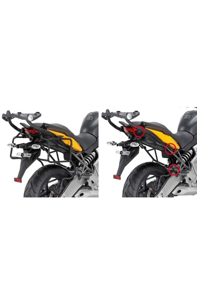 Givi Plr450 Kawasakı Versys 650 (10-14) Yan Çanta Taşıyıcı