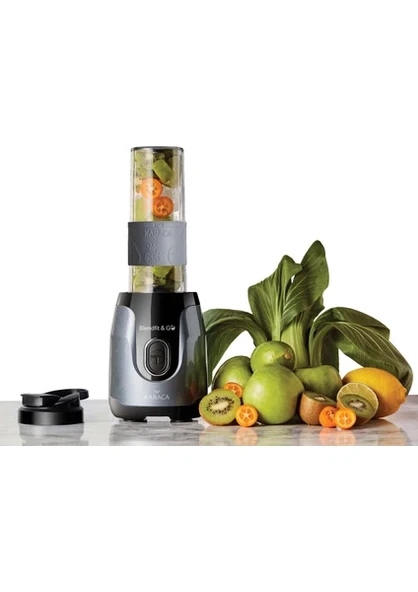 Karaca Blendfit Go Personal Kişisel Smoothie Blender Antrasit - 2