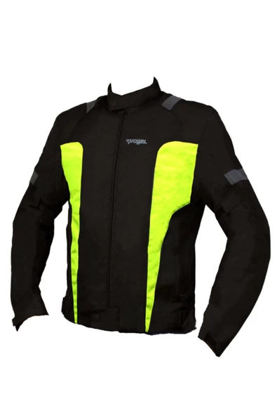 Prohel Erkek Siyah Neon Sarı Mont