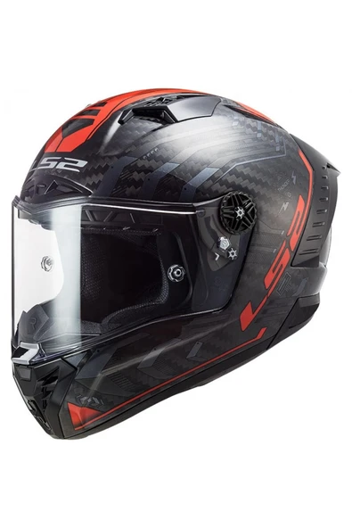 LS2 Thunder Karbon Sputnık Metal Kırmızı Kask ürün görseli 1