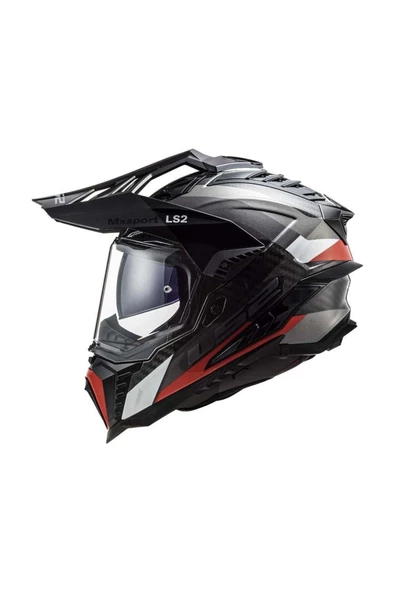 LS2 Exploere C Karbon Frontier Kros Motosiklet Kaskı - 2