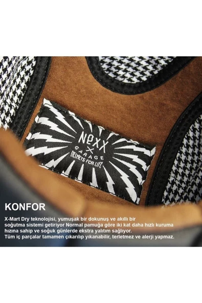 Nexx X.g100r Motordrome Kapalı Kask Yeşil-siyah Medıum - 3