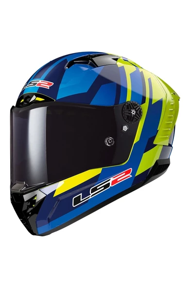LS2 Thunder Karbon Gas Mavi- Kask