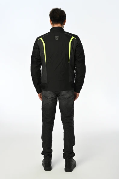 LS2 Sepang Mont Siyah-gri-neon Sarı - Resim 4