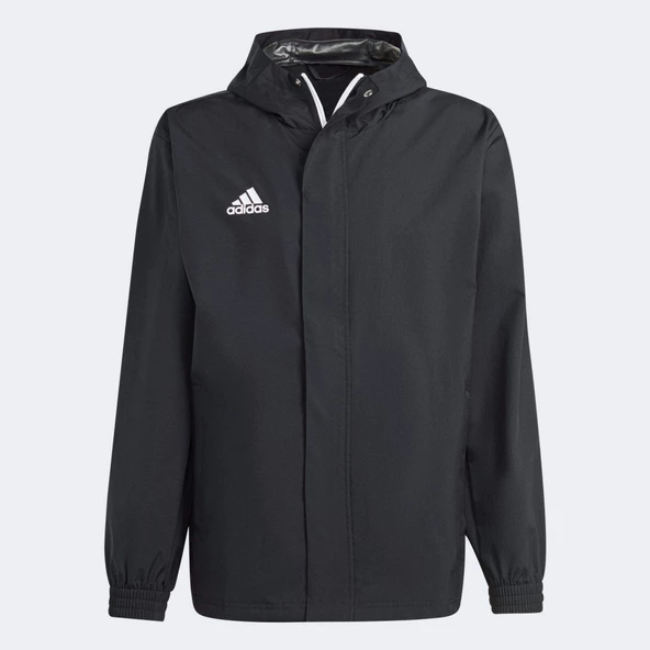 Adidas IK4010 ENT22 AW JKT Erkek Futbol Antrenman Yağmurluk - 4