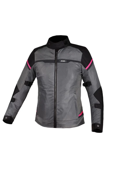 LS2 RIVA KADIN MONT SİYAH-GRİ-PEMBE