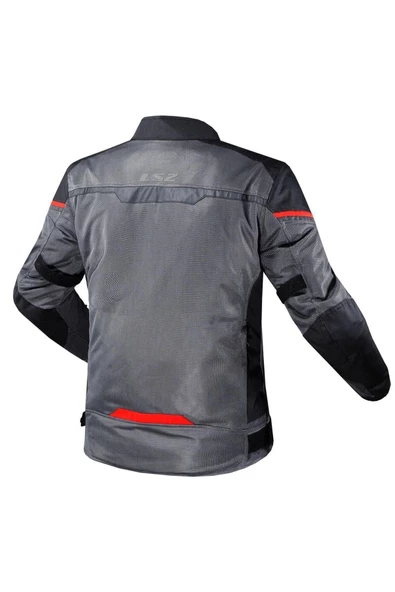 LS2 RIVA MONT SİYAH-GRİ-KIRMIZI