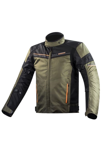 LS2 Shadow Mont Haki-siyah-neon Turuncu