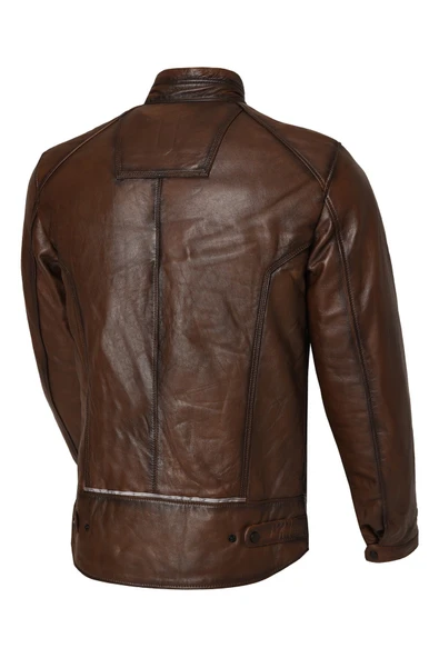 Vexo Moto Deri Mont Antik Kahve - 2