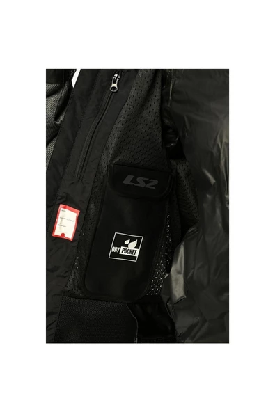 LS2 RIVA MONT SİYAH-GRİ-KIRMIZI - 2