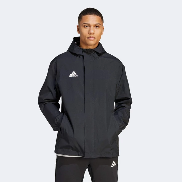 Adidas IK4010 ENT22 AW JKT Erkek Futbol Antrenman Yağmurluk