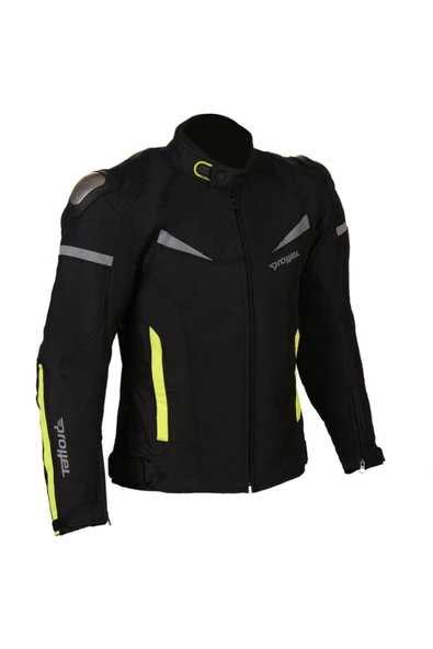 Prohel Colombıa Neon Sarı Hörgüçlü 4 Mevism Motosiklet Montu.