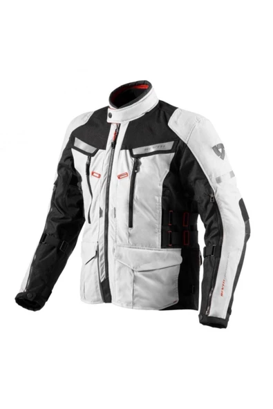 Revit Sand 2 Gri-siyah 4 Mevsim Motosiklet Montu