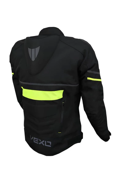 Vexo California Motosiklet Montu (Siyah-Sarı) - 3