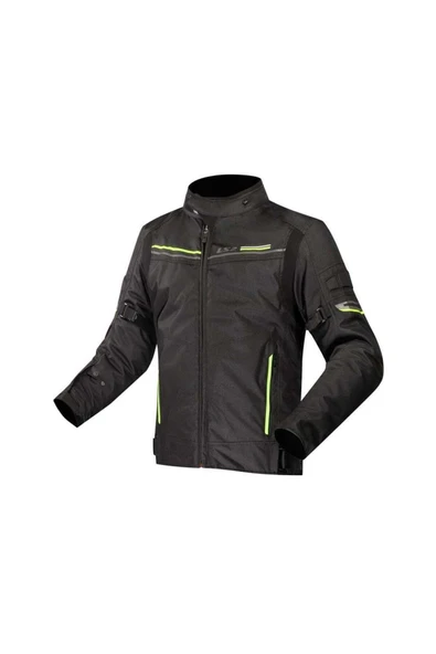 LS2 SHADOW SİYAH NEON SARI Motorcu Montu ürün görseli