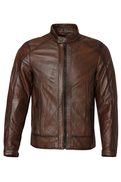 Vexo Moto Deri Mont Antik Kahve - 2
