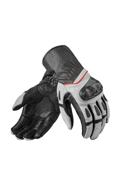 Revit Chevron 2 White Black Motorcu Eldiveni ürün görseli 1