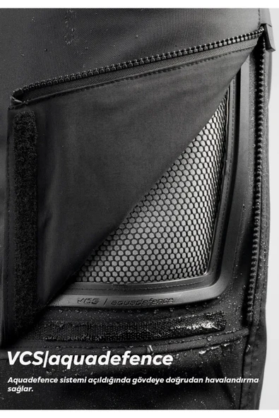 Revit Vertıcal Gore-tex Mont Siyah-gri - Resim 5