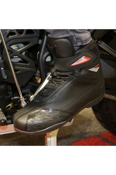 Vexo Boxter Air Motosiklet Bot - Siyah Kırmızı - Resim 5