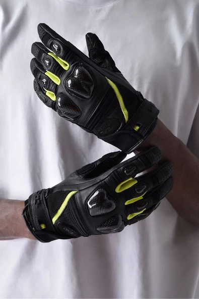 Vexo Gp Tech Pro Aır Eldiven Neon Sarı - 4