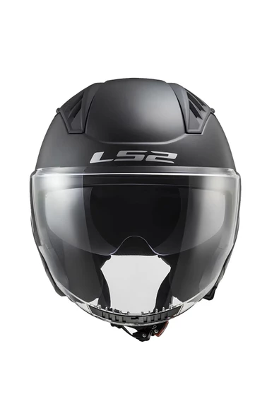 LS2 Copter 2 Mat Siyah Kask (GÜNEŞ VİZÖRLÜ) - 2