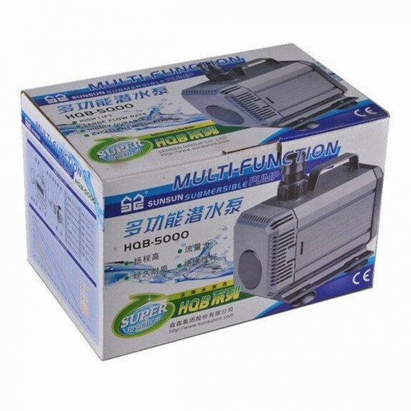 Sunsun Hqb-5000 Devirdaim Pompası 5500L/H 150W/