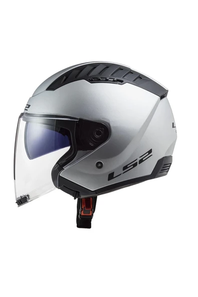 LS2 Copter 2 Yarım Kask Mat Gri - Resim 4