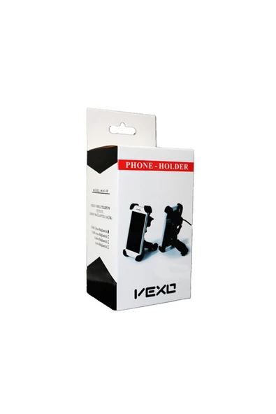 Vexo Usblı Telefon Tutucu Gidon Bağlantılı (2812C-1H AÇIK MODEL) - 3