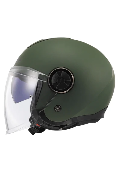 LS2 Classy Yarım Kask Mat Yeşil - Resim 2