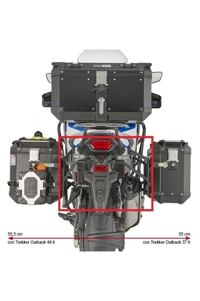 Givi Plo1179cam Honda Crf1100l Afrıca Twın (20-21) Yan Çanta Taşıyıcı ürün görseli 1