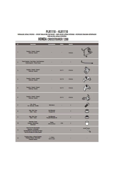 Givi Plr1110 Honda Vfr 1200x Crosstourer (12-18) Yan Çanta Tasıyı - 2