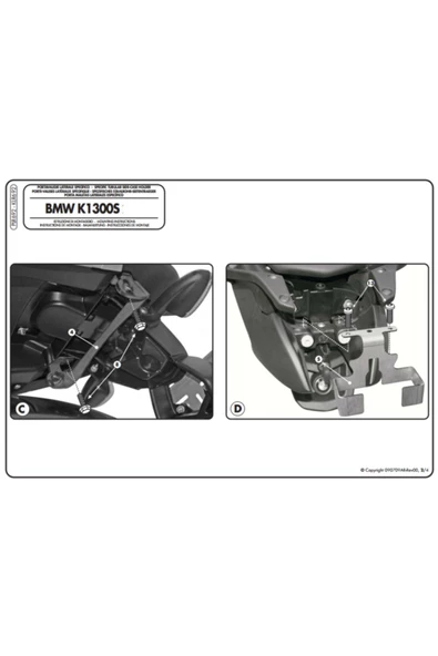 Givi Plr692 Bmw K 1200s 05-08 K 1300s 09-14 Uyumlu Yan Çanta Demiri - 3