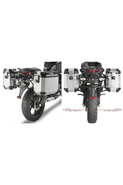 Givi Gıvı Pl4103cam Kawasakı Versys 650 (10-14) Yan Çanta Taşıyıcı