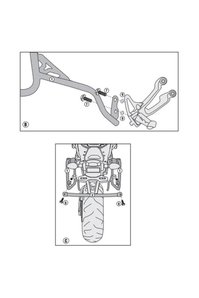 Givi Pl2122cam Yamaha Mt-09 Tracer (15-17) Yan Çanta Tasıyıcı - 2