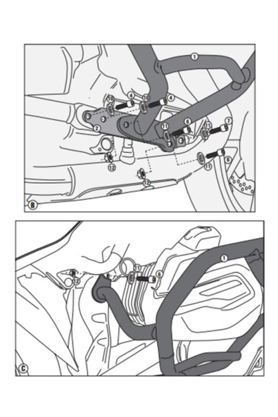 Givi Tn5108ox Bmw R1200gs (13-18) - R1200r-r1200rs (15-18) Koruma Demiri - 5
