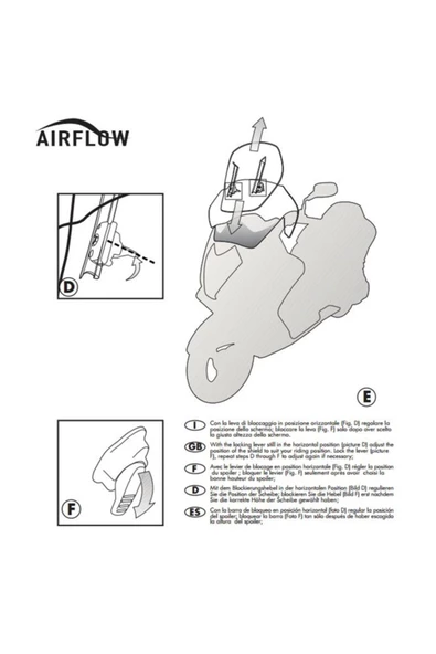 Givi Af6403 Trıumph Tıger Explorer 1200 12-15 Rüzgar Siperlik - Resim 3