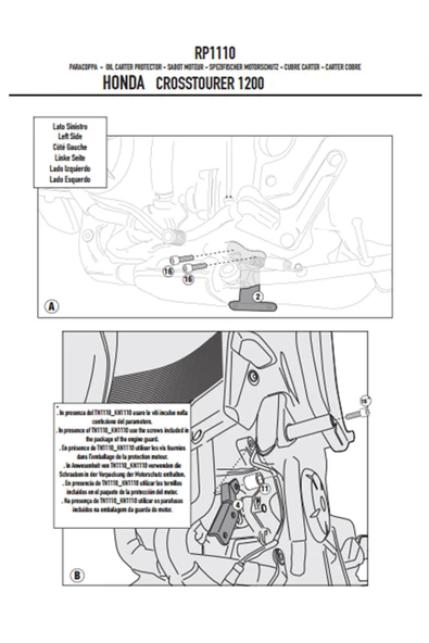Givi Rp1110 Honda Vfr 1200x Crosstourer (12-19) Karter Koruma - 4