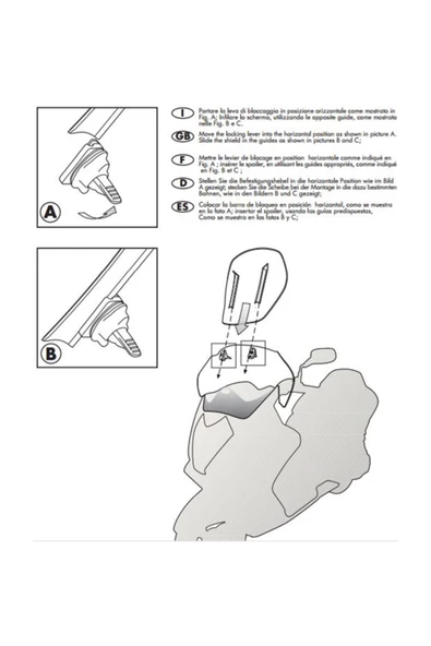 Givi Af6403 Trıumph Tıger Explorer 1200 12-15 Rüzgar Siperlik - Resim 2