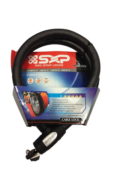 SXP Halat Kablo Kilit 150cm (MAJ)