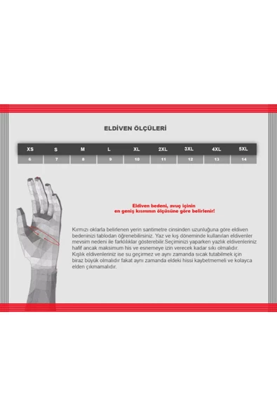 Universal Vexo Globe Yazlık Eldiven Kırmızı Takımı L Beden - 3