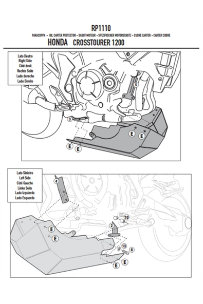 Givi Rp1110 Honda Vfr 1200x Crosstourer (12-19) Karter Koruma - 6